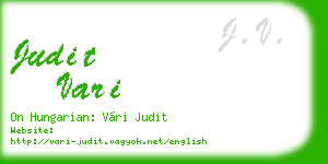 judit vari business card